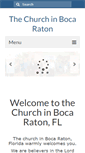Mobile Screenshot of churchinbocaraton.org