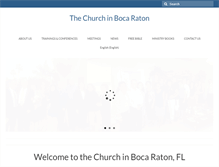 Tablet Screenshot of churchinbocaraton.org